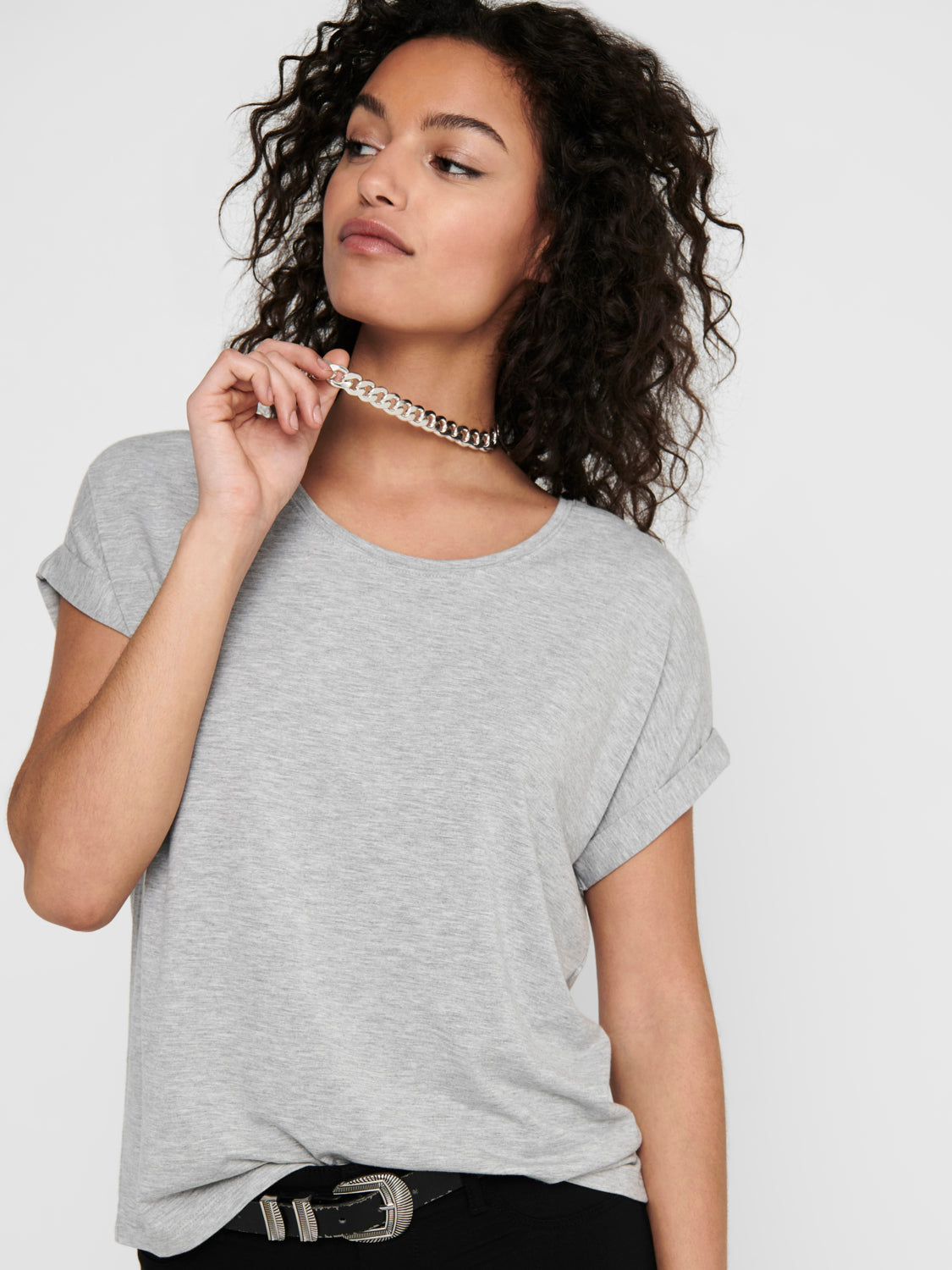 ONLMOSTER T-Shirt - Light Grey Melange